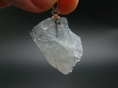 Barite Silver Pendant From Morocco - 1.4" - 6.69 Grams