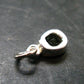 Gem Moldavite Tektite SS Pendant From Czech Republic - 0.5" - 0.57 Grams