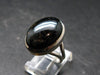 Real!! Very Rare Nuumite Nuummite Sterling Silver Ring from Greenland - 7.0 Grams - Size 6
