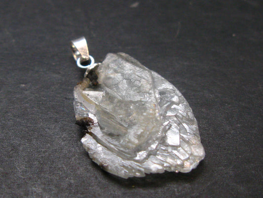 Barite Silver Pendant From Morocco - 1.2" - 3.16 Grams