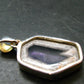Atomic Trapiche Amethyst Sterling Silver Pendant From Brazil - 1.4" - 7.12 Grams