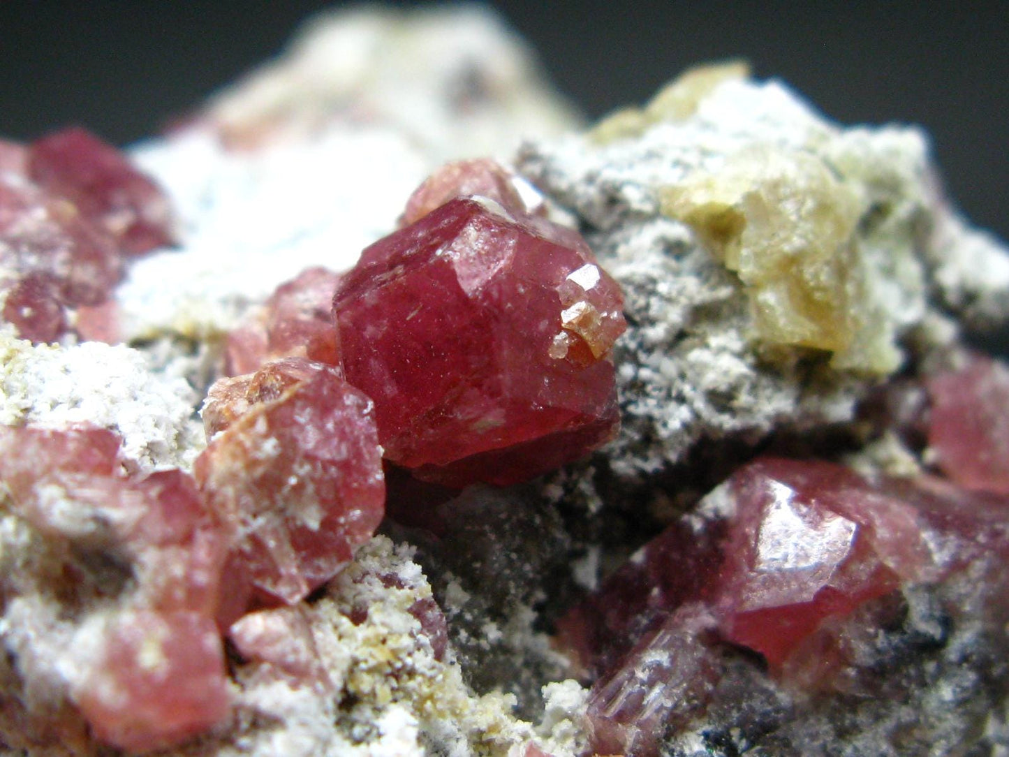Raspberry Grossular Garnet Cluster From Mexico - 1.6" - 61.92 Grams