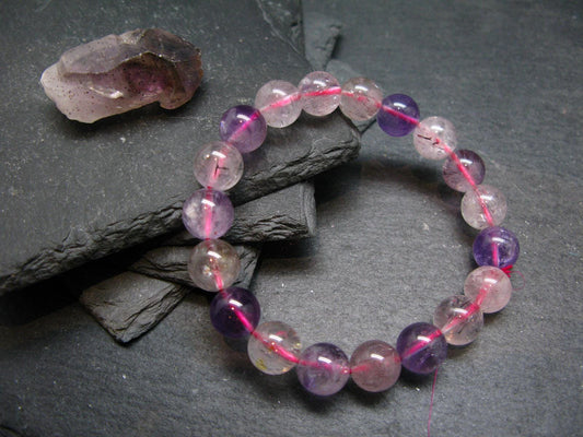 Super 7 Genuine Bracelet ~ 7 Inches ~ 10mm Round Beads