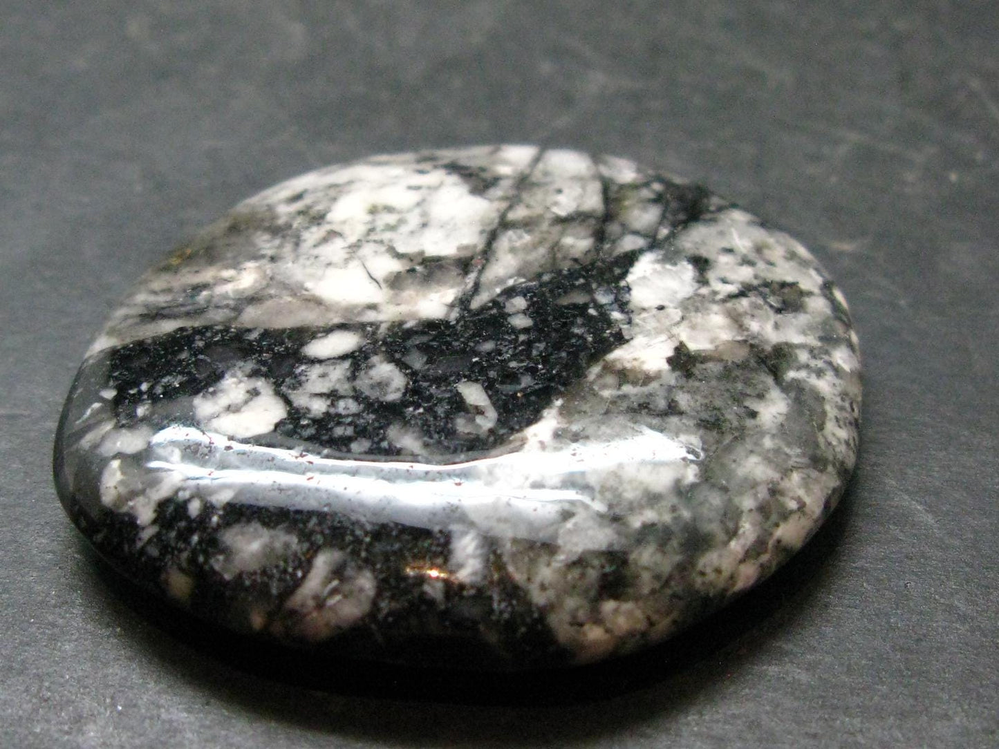 Rare Impactite Tumbled Stone From Norway - 1.8" - 29.32 Grams