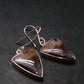 Laguna Lace Agate 925 Silver Earrings - 5.15 Grams