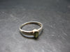 Cute Gem Moldavite Sterling Silver Ring From Czech Republic - Size 8 - 1.6 Grams