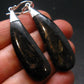 Very Rare Sterling Silver Nuumite Nuummite Earrings From Greenland
