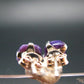 Lilac Stone!!! Stunning Silky Charoite Stud Earrings From Russia - 0.5" - 1.0 Grams