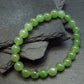 Prehnite & Epidote Genuine Bracelet ~ 7 Inches ~ 8mm Round Beads