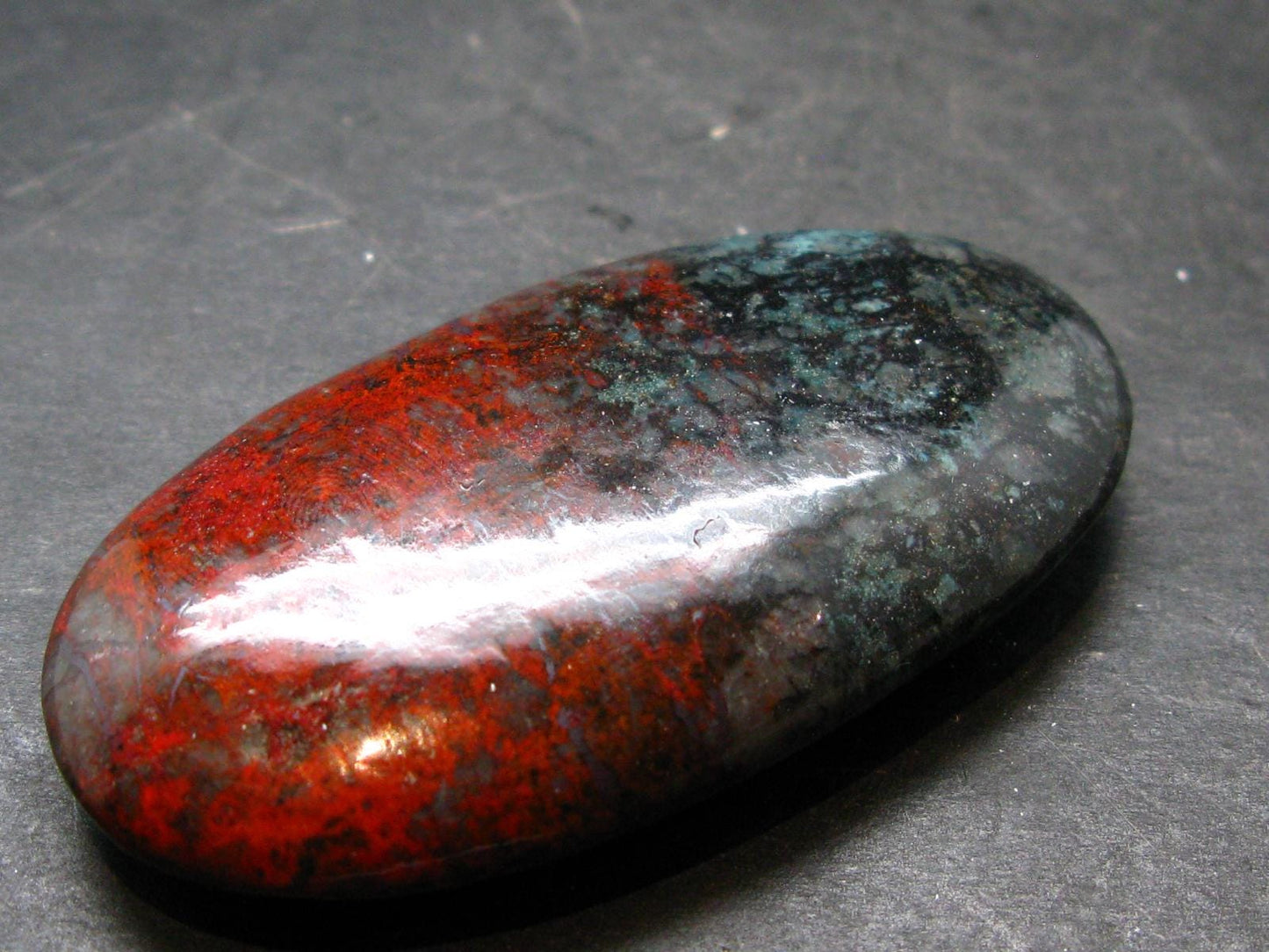 Crimson Cuprite Polished Stone from Mexico - 2.3" - 41.12 Grams