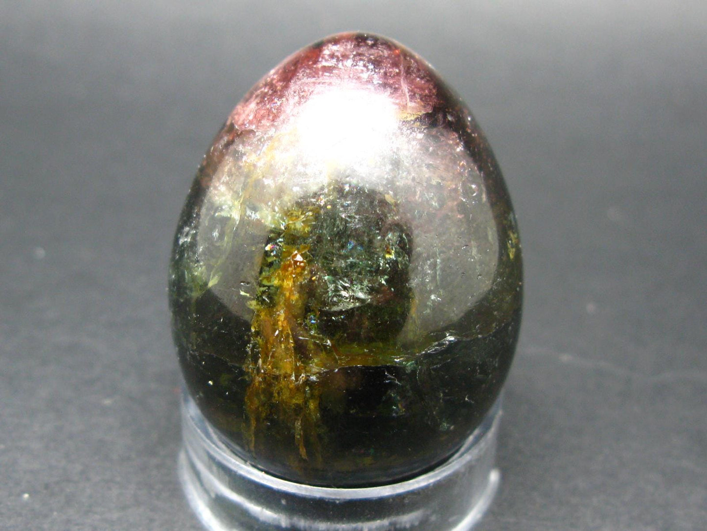 Watermelon Tourmaline Egg From Madagascar - 1.8" - 75.11 Grams