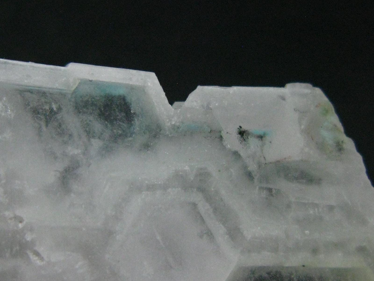 Rare Ajoite in Quartz Crystal Slice from South Africa - 0.9" - 34.62 Grams