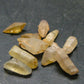 Lot of 10 Yellow Sapphire Crystals From Sri Lanka - 19.30 Carats