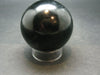 Black Jade Sphere Ball From Greenland - 1.9" - 180.31 Grams