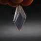 Symbol of Love and Beauty!! Natural Rose Quartz Gold Plated Pendant In 925 Silver From Brazil - 1.4" - 3.36 Grams