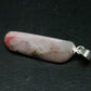 Rare Pink Tugtupite Sterling Silver Pendant From Greenland - 1.2" - 1.95 Grams