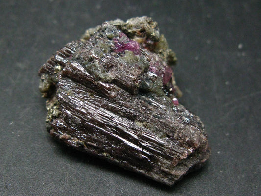 Stunning Painite Crystal with Ruby From Burma - 152 Carats - 1.6"