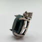 Grandidierite Pendant Blue Green Faceted Gemstone Silver Necklace Rare Crystal Jewelry Gift