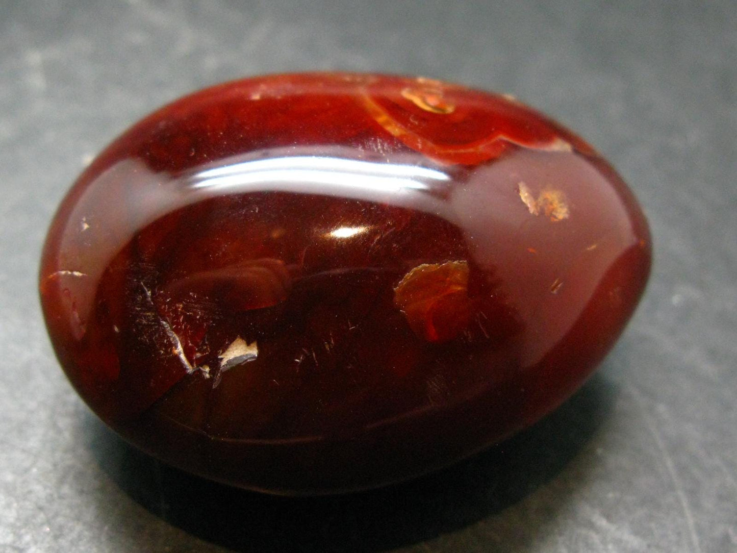Carnelian Tumbled Stone From Madagascar - 2.1" - 98.31 Grams