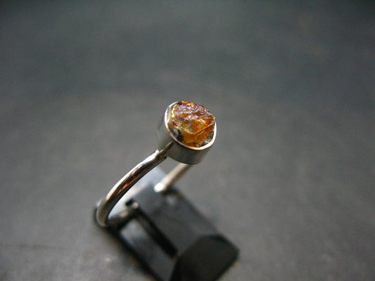 Sphalerite Silver Ring From Spain - Size 8 - 2.08 Grams