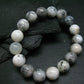 Merlinite Moss Agate Genuine Bracelet ~ 7 Inches ~ 12mm Round Beads