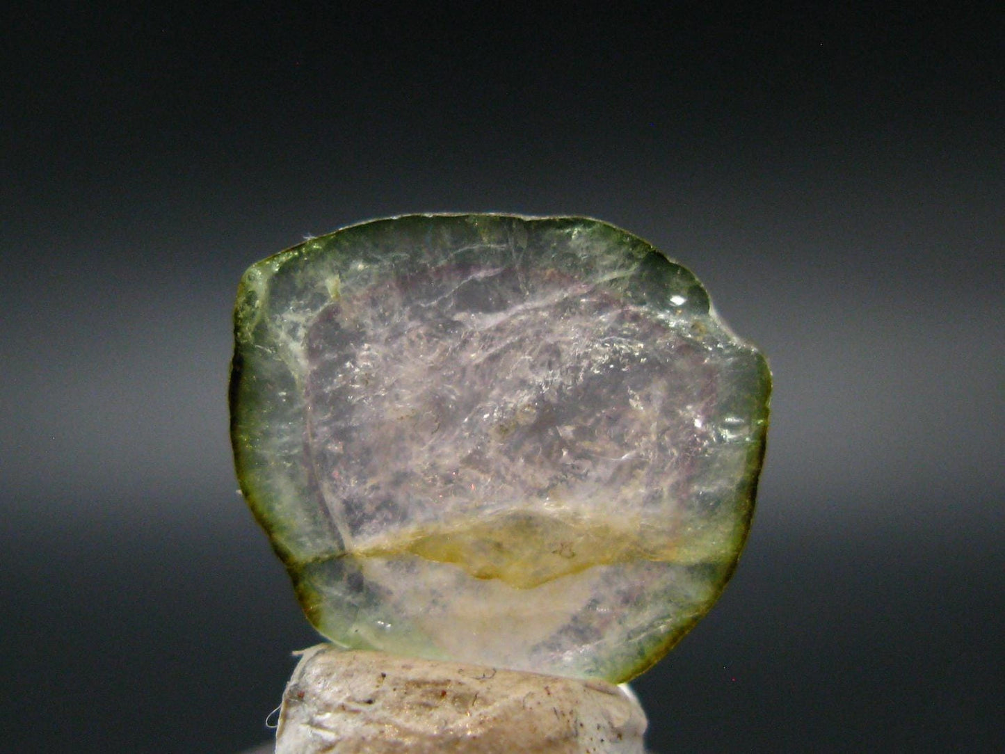 Rare Watermelon Tourmaline Crystal Slice From Brazil - 4.65 Carats