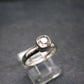 Phenakite Phenacite Crystal Facetted Silver 0.65 Carats Ring From Russia - Size 68 - 1.77 Grams