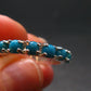 Genuine Turquoise Sterling Silver Ring - 3.20 Grams - Size 9.25
