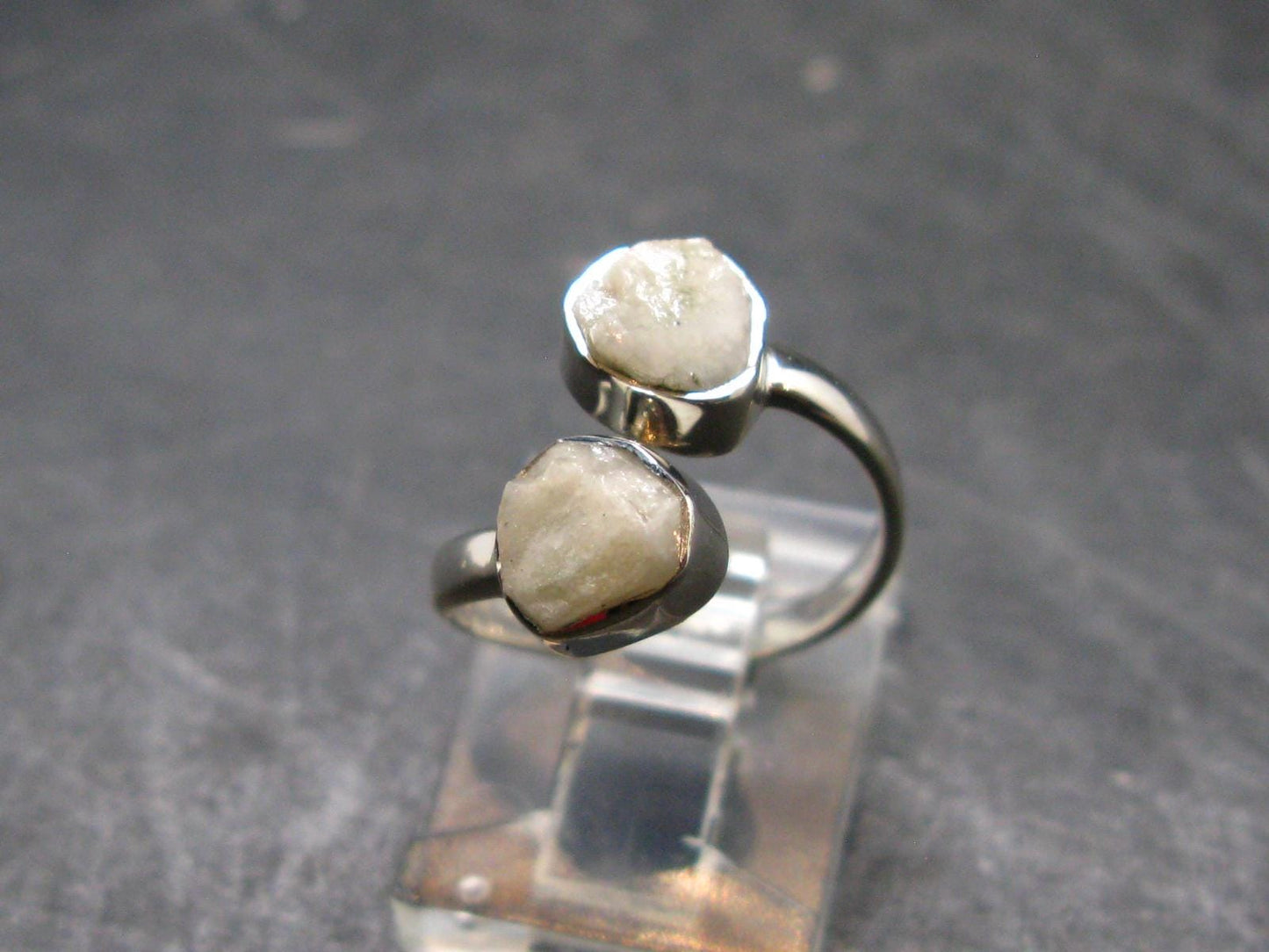 Phenakite Phenacite Sterling Silver Ring from Brazil - 2.19 Grams - Size 5