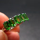 Helenite Gaia Stone Gem Sterling Silver Ring From Washington - Size 7 - 4.0 Carats