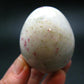 Large Cinnabar in Quartz Egg from Peru - 131.54 Grams - 2.0"