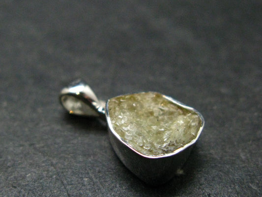 Rhodizite Rhodozite Crystal Silver Pendant from Madagascar - 0.6" - 1.0 Grams