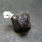 Blue Spinel Crystal Silver Pendant From Tanzania - 0.7" - 1.78 Grams