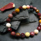 Mookaite Jasper Genuine Bracelet ~ 7 Inches ~ 8mm Facetted Beads