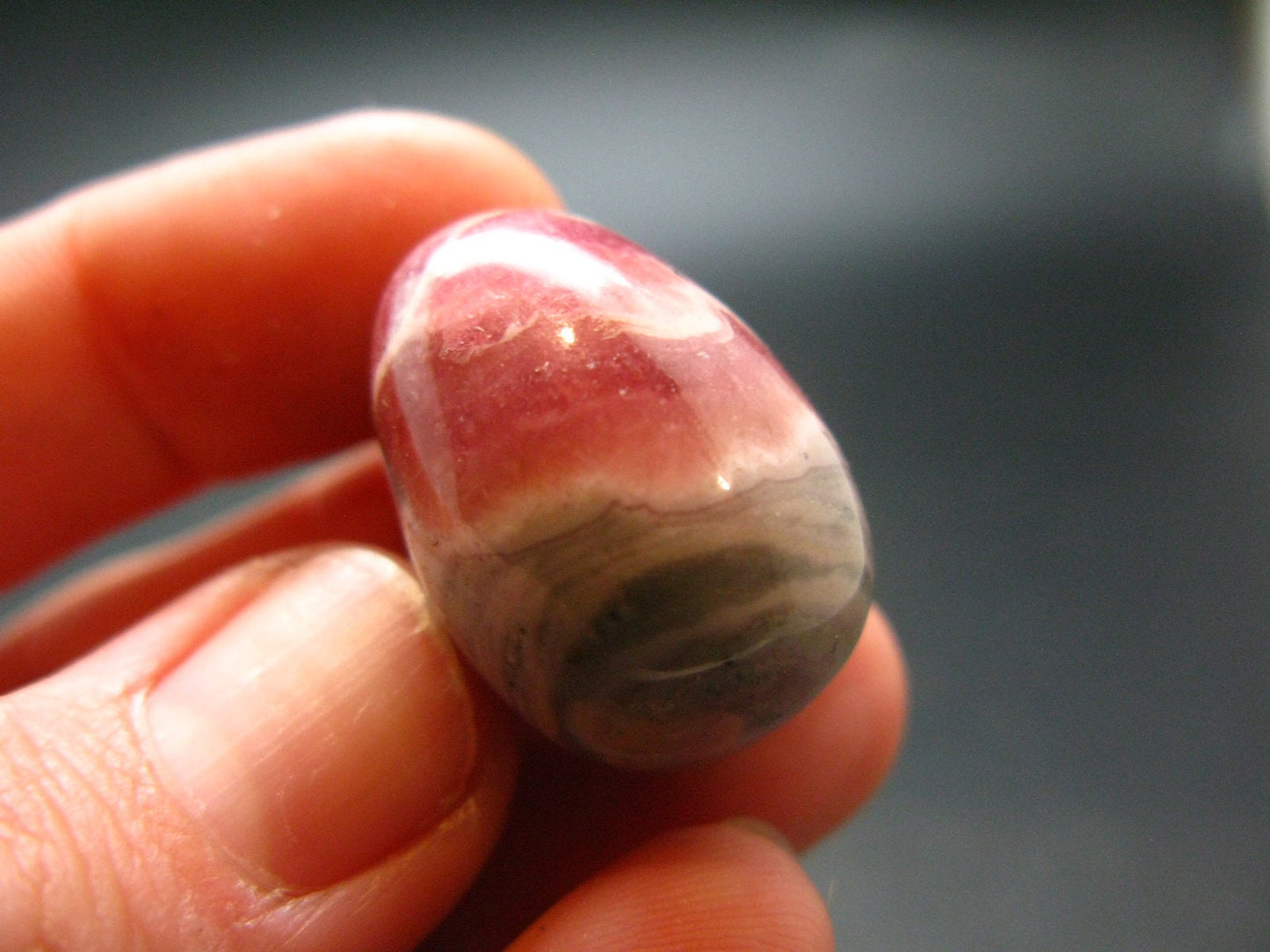 Rhodochrosite Egg from Argentina - 0.9" - 12.64 Grams
