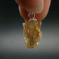 Imperial Topaz Crystal Pendant From Brazil - 0.8" - 1.35 Grams