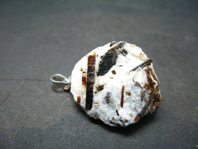 Astrophylite Astrophyllite Silver Pendant From Russia - 1.2" - 4.17 Grams