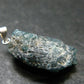 Extremely Rare Rough Grandidierite Silver Pendant From Madagascar - 1.2" - 3.91 Grams