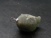 Complete Prehnite Sterling Silver Pendant from Mali - 1.1" - 7.93 Grams