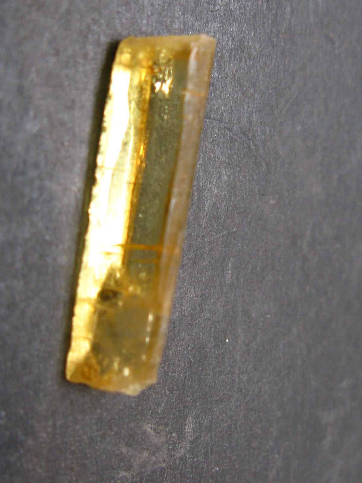 Gem Heliodor Golden Beryl Crystal From Tajikistan - 0.94 Grams - 0.9"
