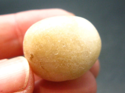 Rare Cryolite Tumbled Stone From Greenland - 0.9" - 13.96 Grams