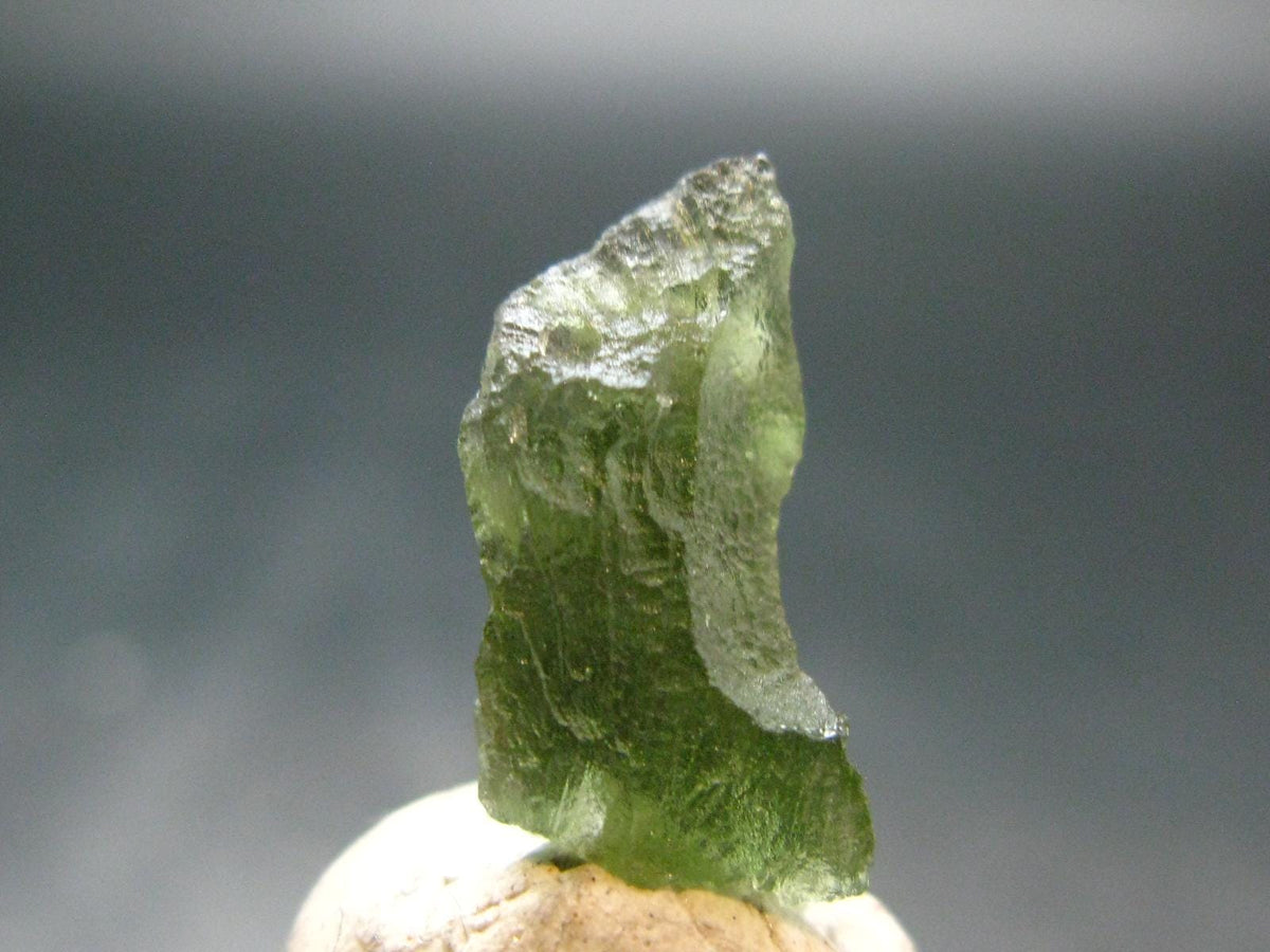 Moldavite Tektite Raw Piece from Czech Republic - 0.7" - 5.85 Carats - 1.17 Grams