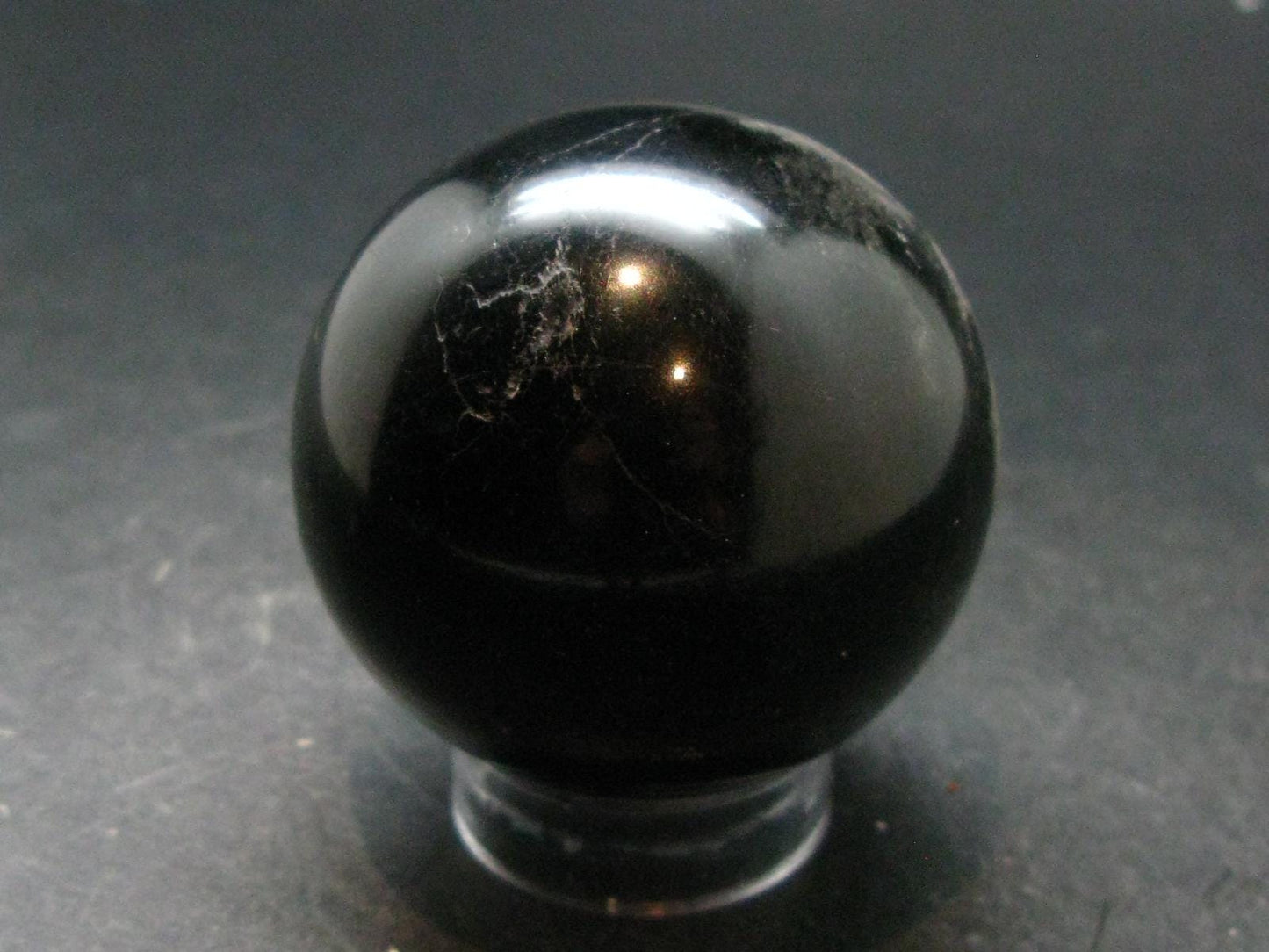 Black Tourmaline Schorl Sphere From Brazil - 266.22 Grams