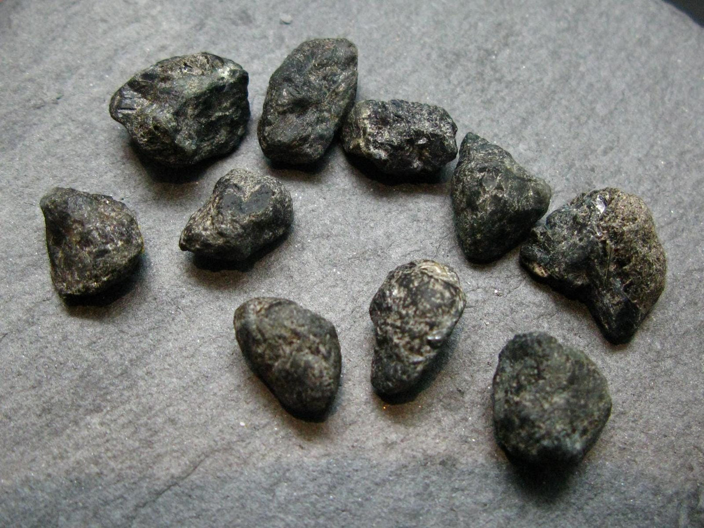 Lot of 10 Rare Alexandrite Chrysoberyl Crystals From Brazil - 64.45 Carats