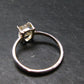 Fine Clear Natural Herkimer Diamond Silver Ring From New York - Size 8 - 2.02 Grams
