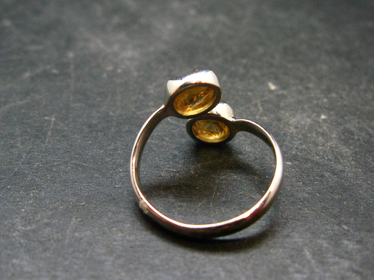 Citrine Sterling Silver Ring - Size 7 - 2.12 Grams