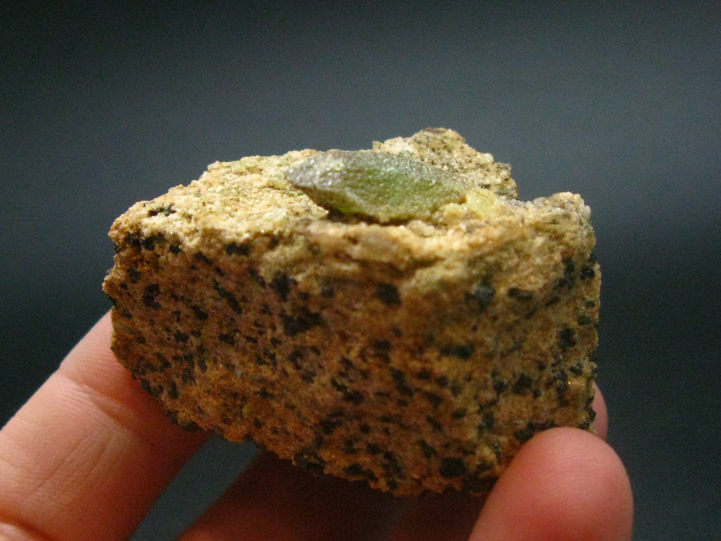 Rare Titanite Sphene Crystal Cluster From Brazil - 1.6"