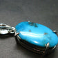 Turquoise Silver Pendant - 1.3" - 5.93 Grams