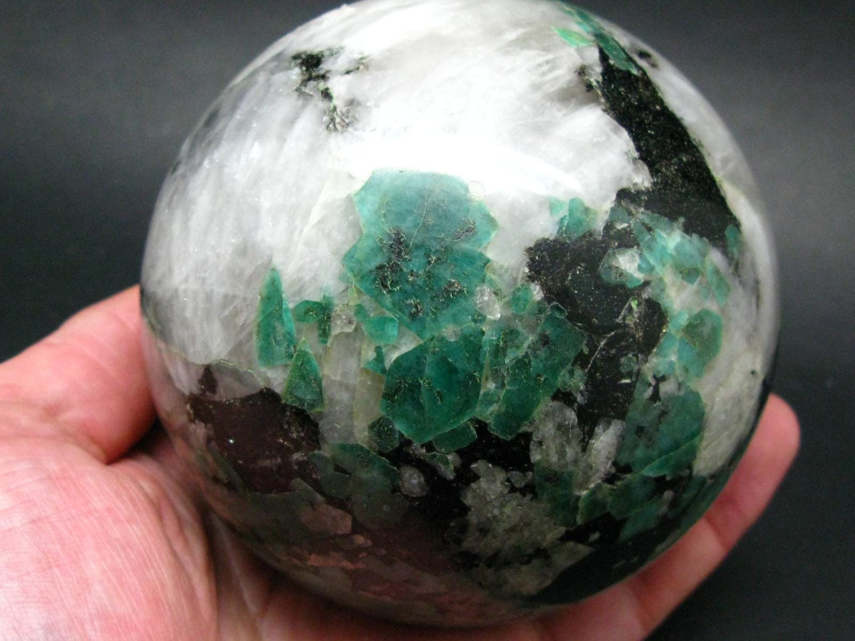 Emerald Sphere Ball From Russia - 4.0" - 1308 Grams