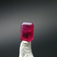 Beautiful Rare Gem Bixbite Red Beryl Emerald Cut Stone From Utah USA - 0.14 Carats - 3.7x2.8mm